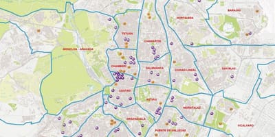 Газар Мадрид газрын зураг