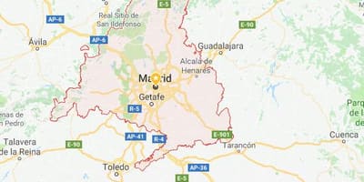 Зураг Мадрид болон ойр орчмын хот