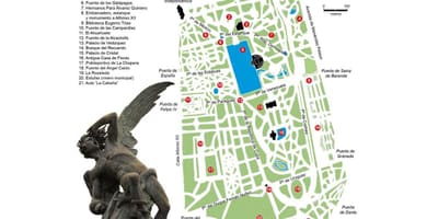 Эл retiro park газрын зураг