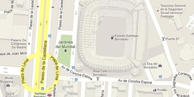 Bernabeu газрын зураг