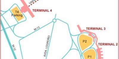 Мадрид нисэх онгоцны буудлын терминалын зураг
