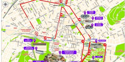 Мадрид дээр хоп хоп унтраах замын газрын зураг нь