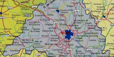 Газрын зураг Мадрид